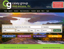 Tablet Screenshot of caseygroupre.com